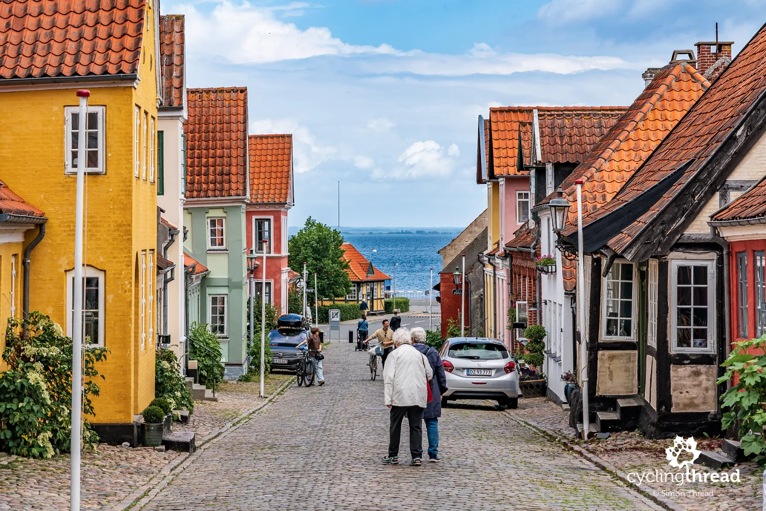 Pastel-coloured Ærøskøbing on Ærø