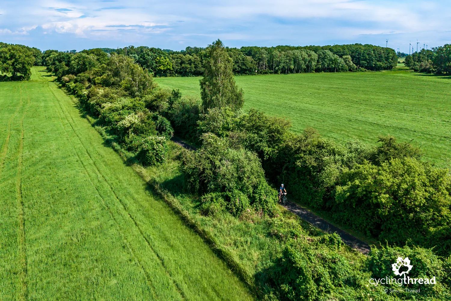 Railway cycle path near Nauen