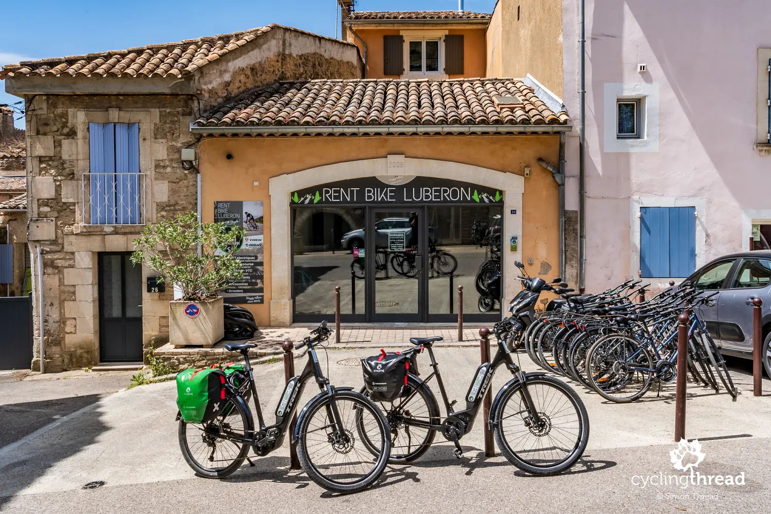 The Rent Bike Luberon headquarters in Bonnieux