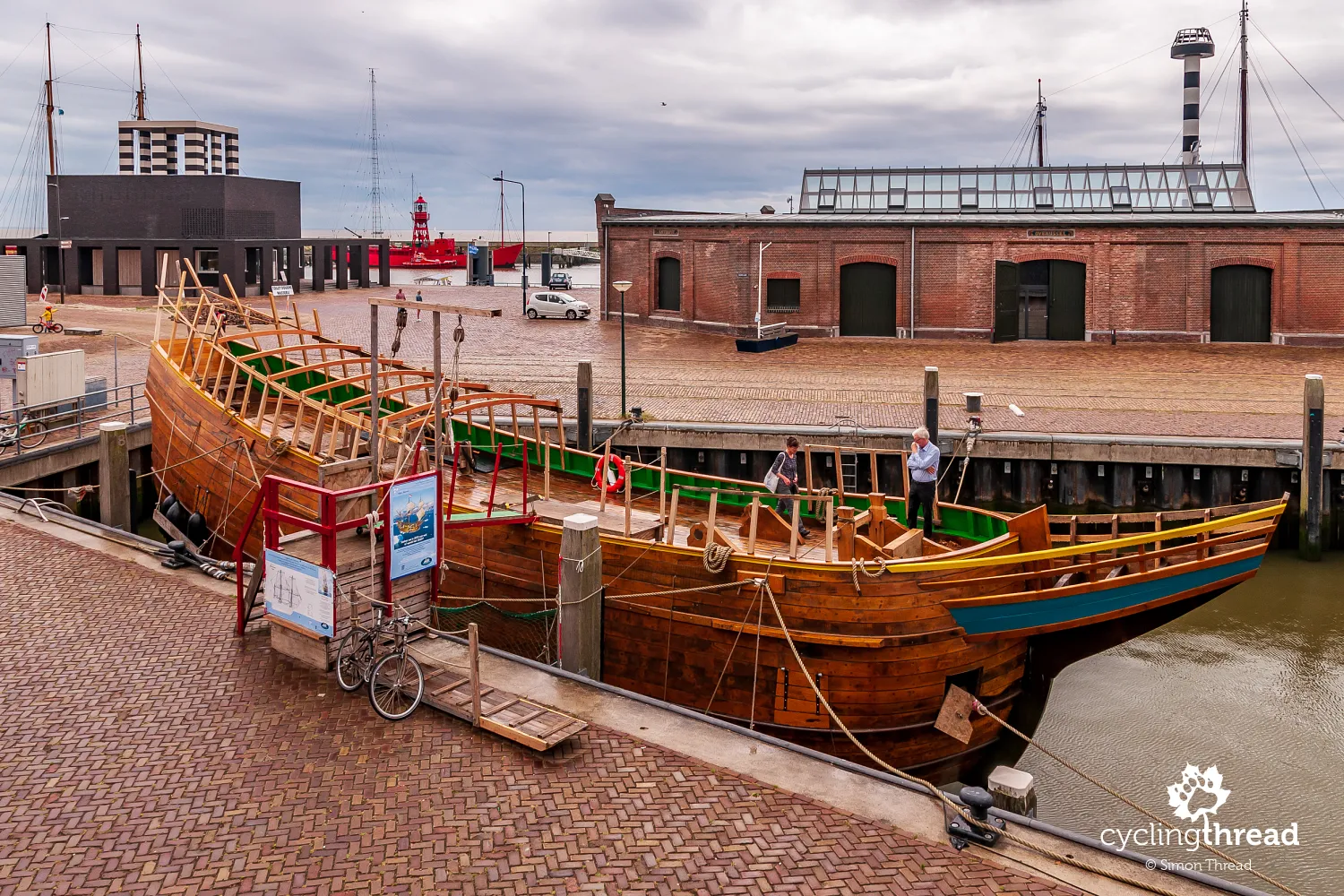 Replica of Willem Barents' ship in Harlingen