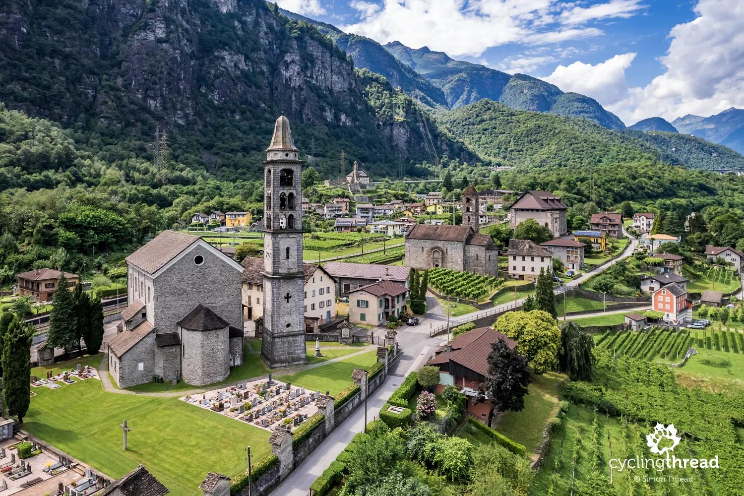 Romanesque churches in Giornico in the Ticino Valley