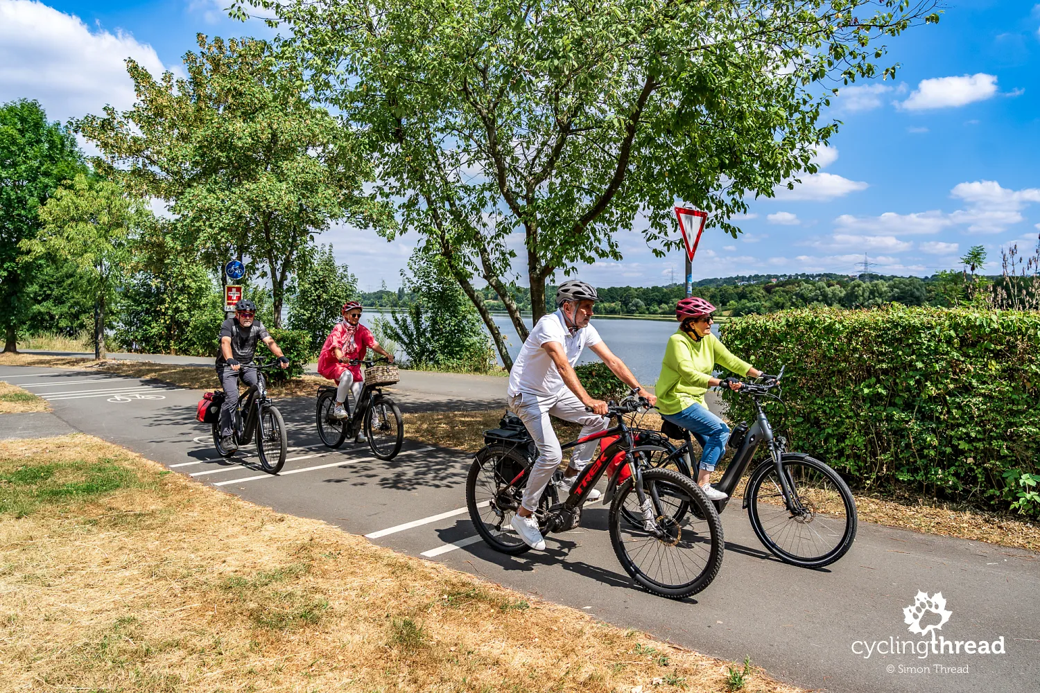 Ruhr Valley Cycle Route near Bochum
