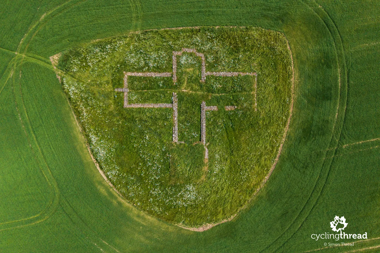The ruins of the medieval church at Finstrup