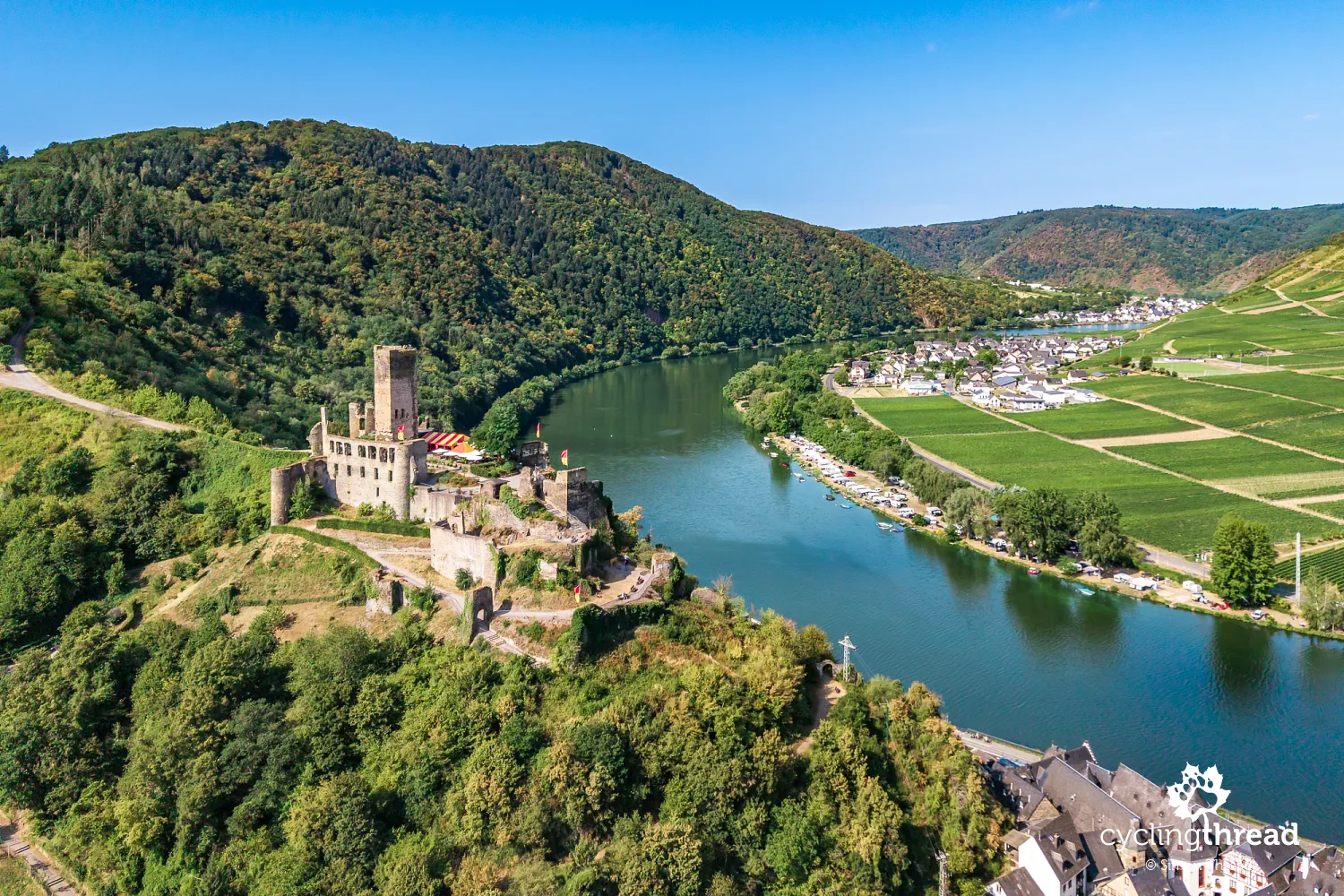 The ruins of Metternich Castle in Beilstein 