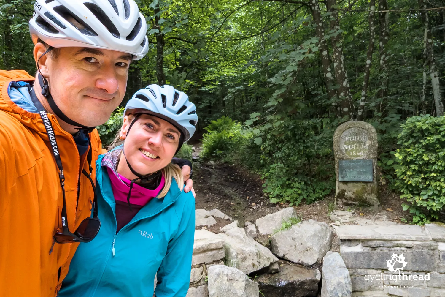A selfie at the source of the Ruhr