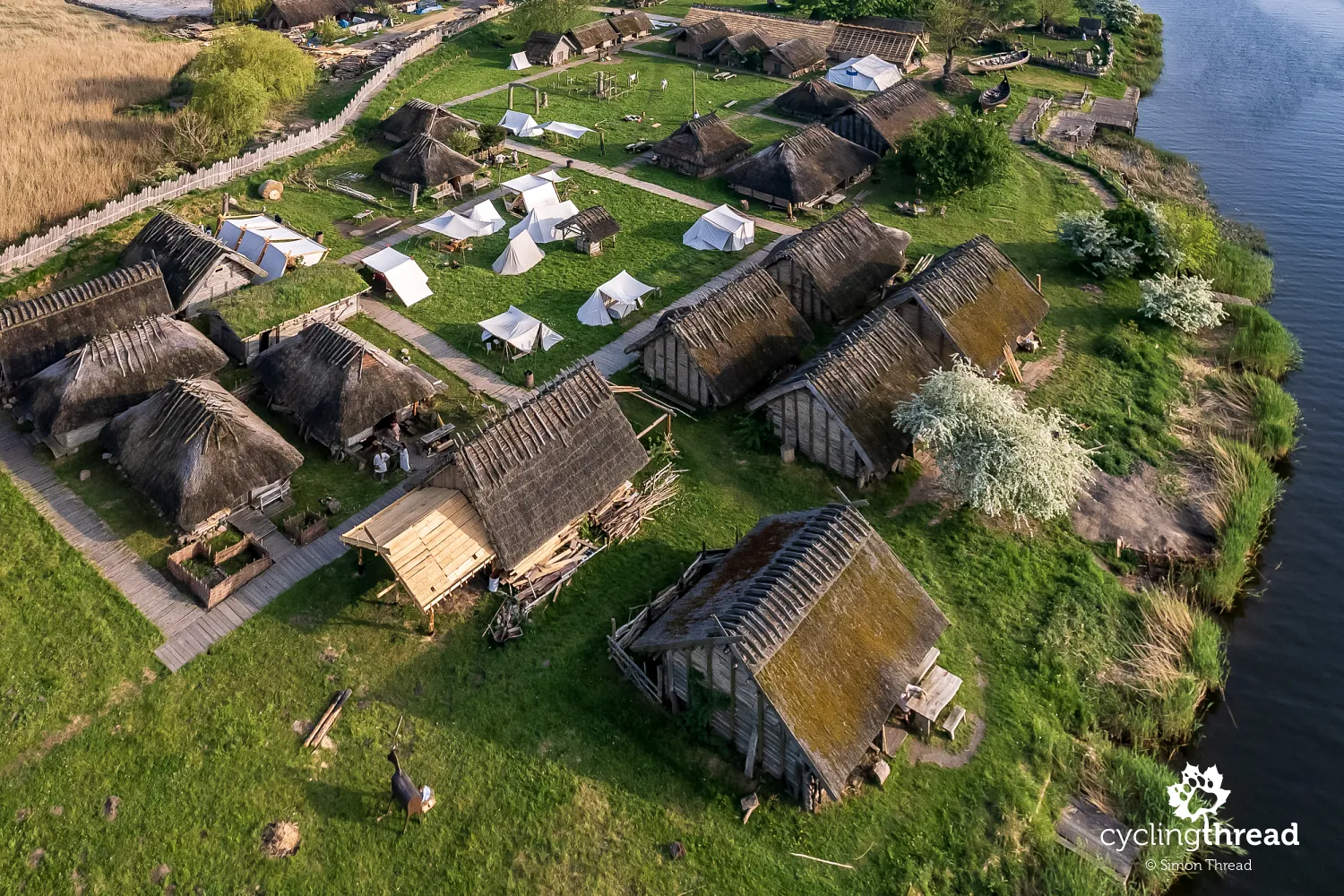 The Slavs and Vikings Center on Wolińska Kępa