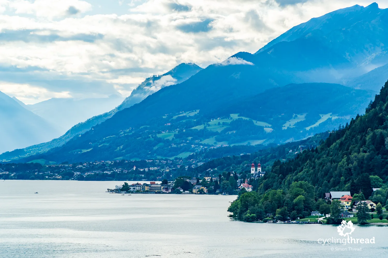 Slopes of the Alps above Lake Millstätter See in Carinthia