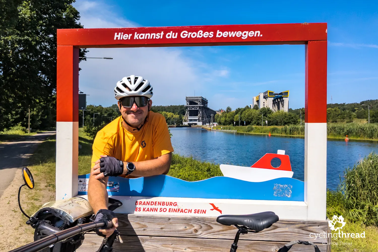 A souvenir photo from Brandenburg