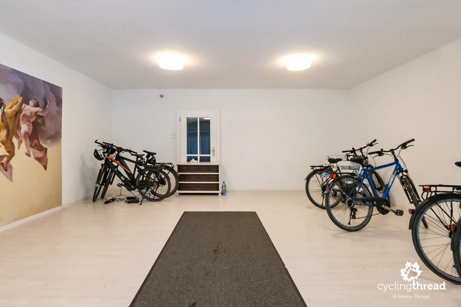 Special locked room for cyclists in Villach