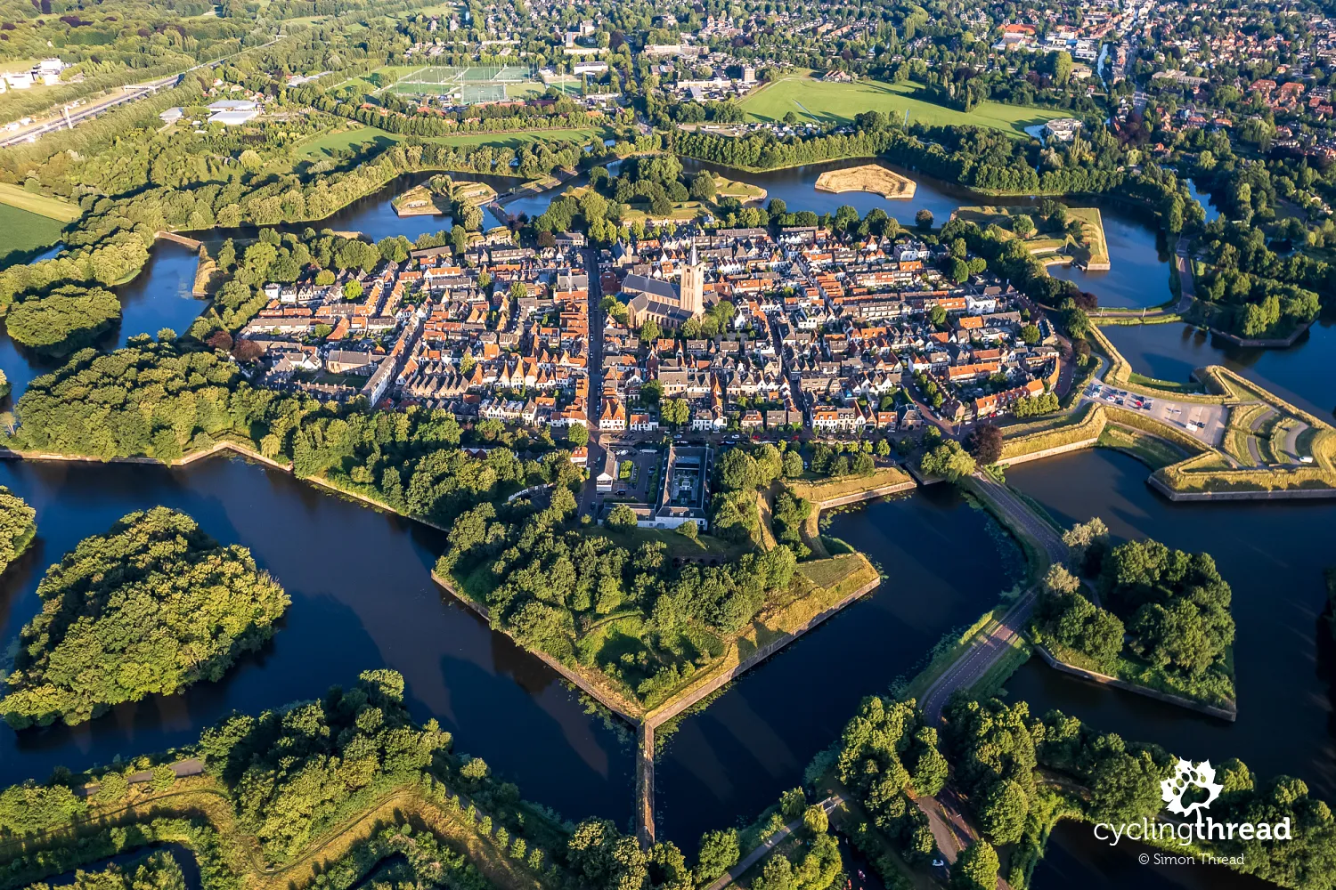 Star-shaped fortified town of Naarden
