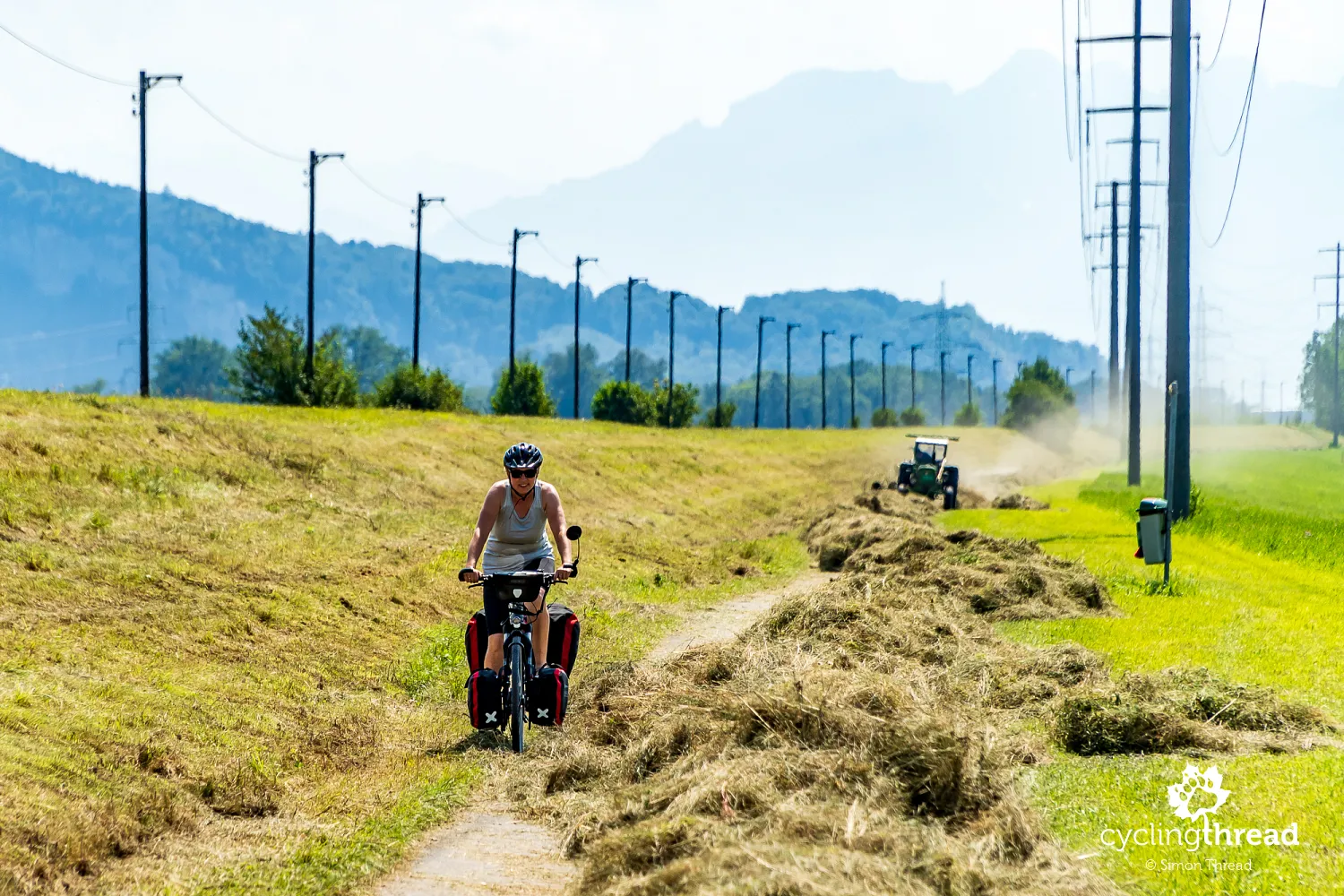 Switzerland - part of the Rhine bicycle route