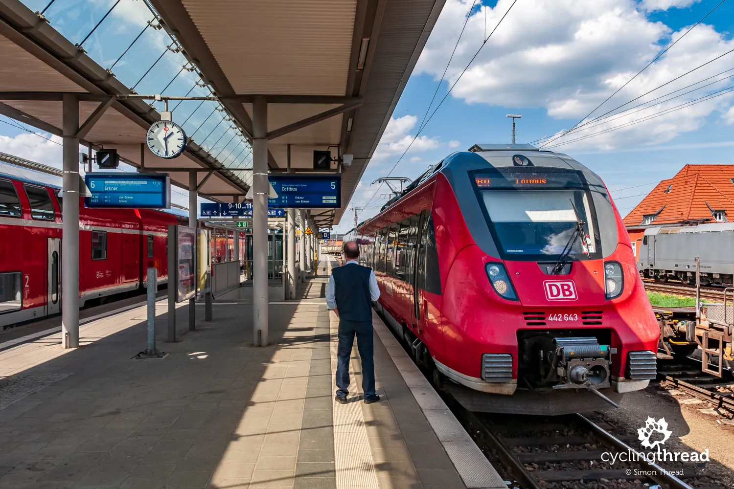 Train from Cottbus to Dresden