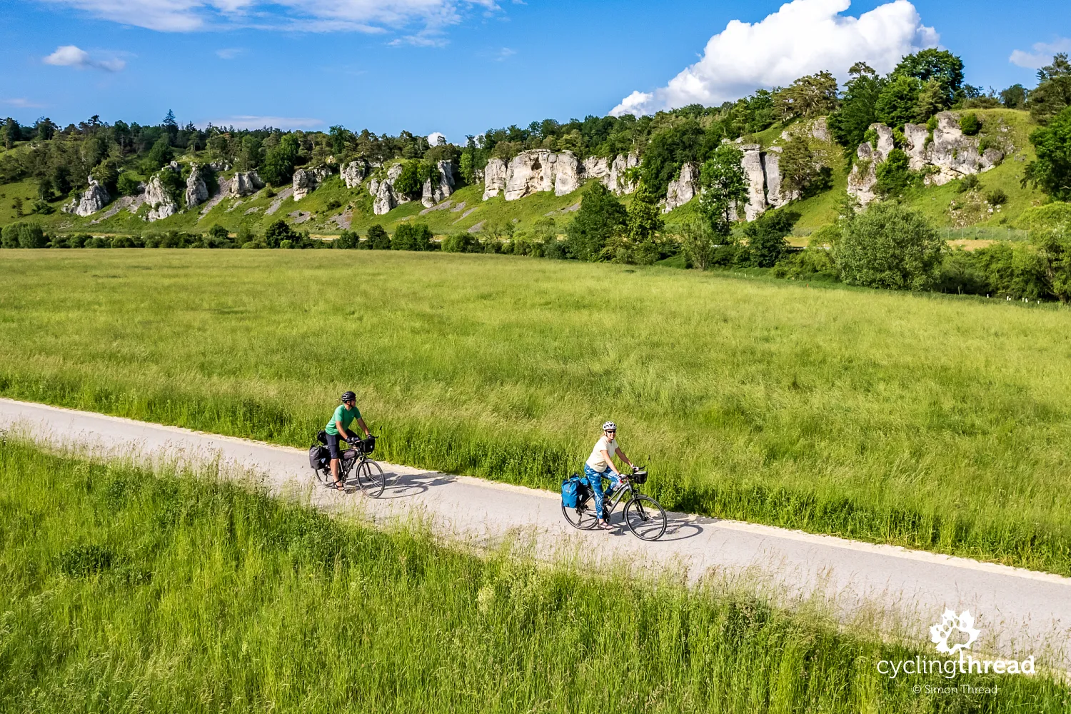 The Twelve Apostles rock formations in Franconia
