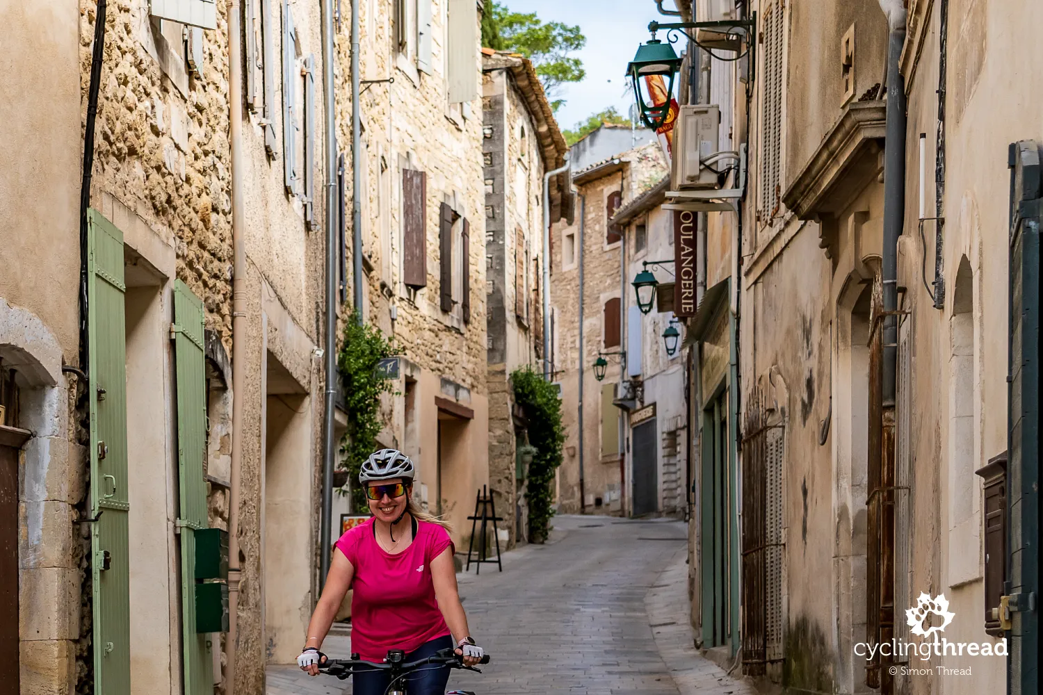 A typical Provençal street in Ménerbes