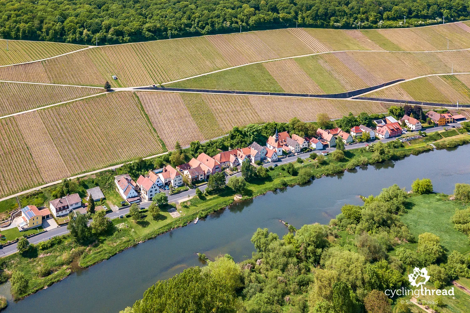 View of Main Valley and vineyards in Franconia