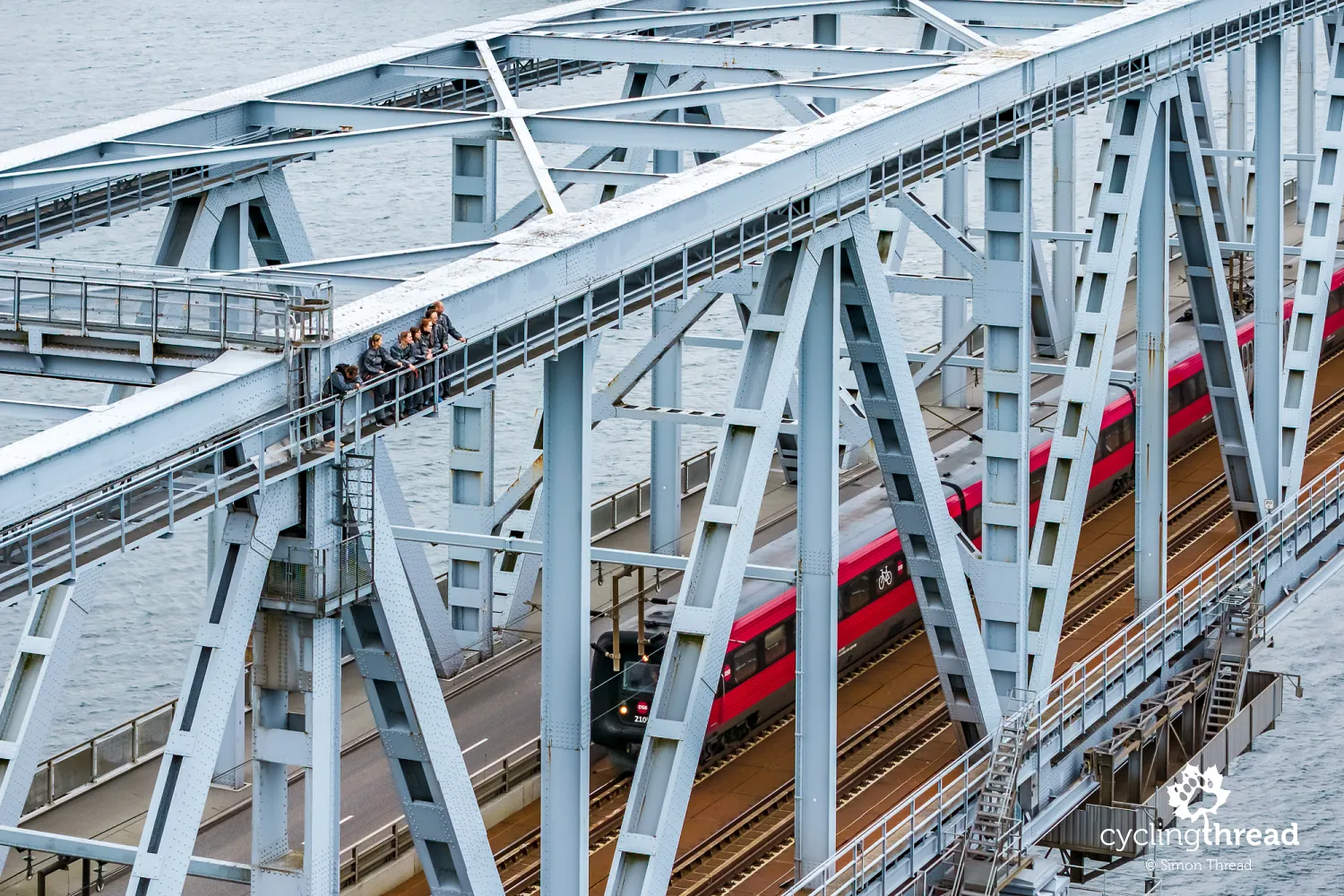 Walk across the old Little Belt Bridge
