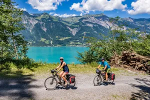 Bicycle Lakes Route in Switzerland