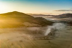 Bieszczady from a bird's eye view